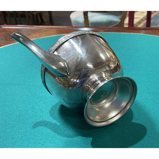 English Silver-Plated Metal Teapot, 1930s For Sale - Image 3 of 6