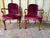 Pair of Vintage George II Queen Anne style Shepherds Crook Library open armchairs by W & J Sloane American made, luxury...