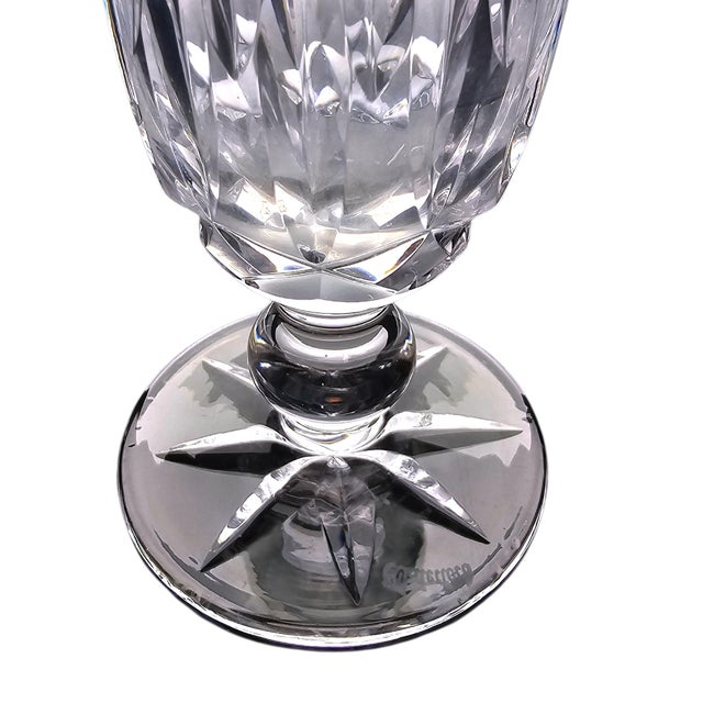 Transparent Waterford Crystal Footed Bud Vase Vases & Urns Collection 9.25" For Sale - Image 8 of 17