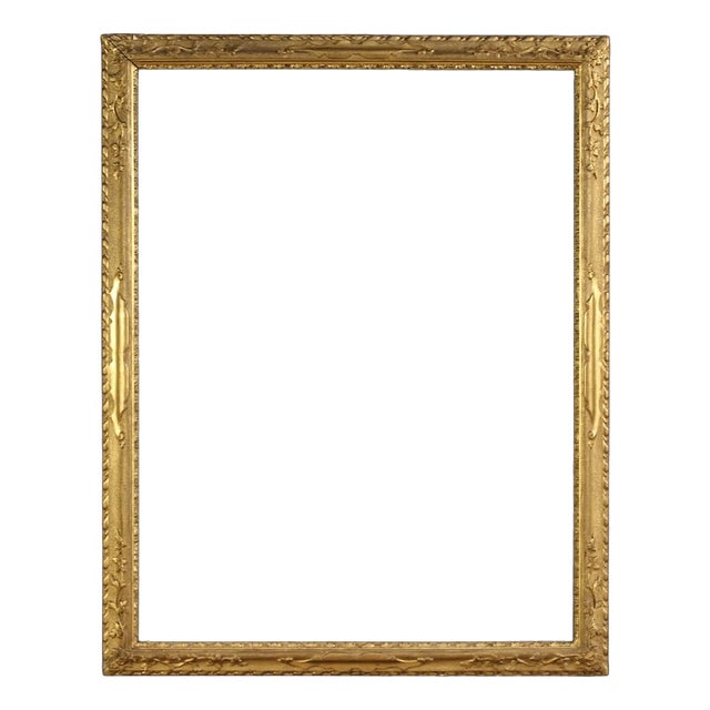 Antique Italian Gilded Frame, 1880 For Sale