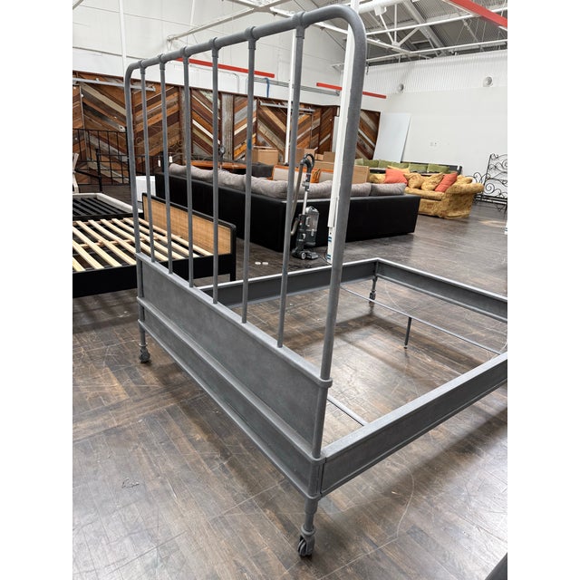 Full Size Luay Al Rawi for Restoration Hardware Dutch Industrial Bed Frame For Sale - Image 12 of 12