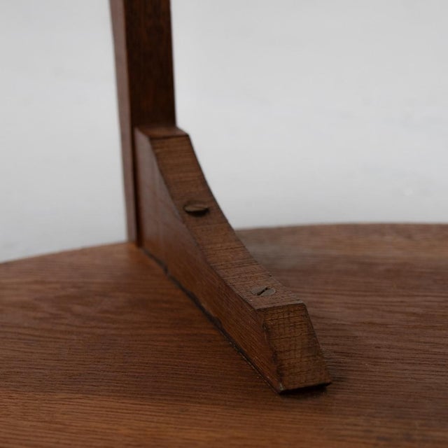 Brown Amsterdam School Side Table, 1920s For Sale - Image 8 of 11