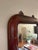 1950s Hand Painted Leather Over Wood Chinoiserie Mirror For Sale - Image 4 of 7