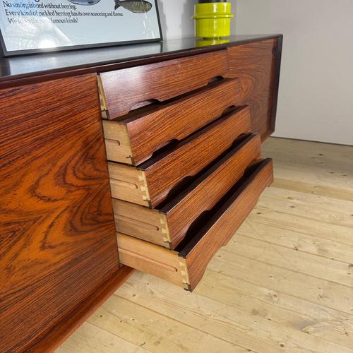 Vintage Sideboard in Rosewood, 1960s For Sale - Image 10 of 14