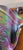 1990s Iridescent “Handkerchief” Art Glass Vase, Oil Slick Finish For Sale - Image 14 of 14