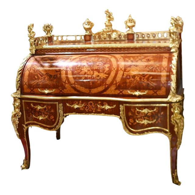 Louis XV Roll Top Desk For Sale