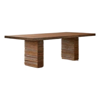 Crate & Barrel Paloma II Reclaimed Wood Dining Table For Sale