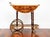 Mid 20th Century Vintage Italian Marquetry Bar Cart With Serving Tray For Sale - Image 5 of 11