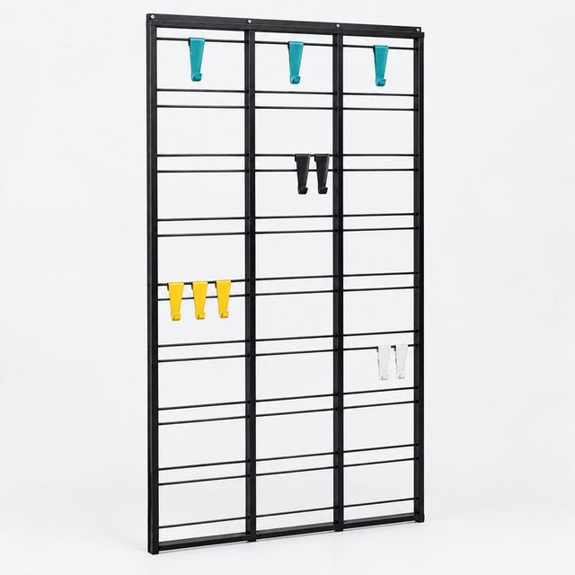 Contemporary Vintage Pilastro Musical Scale Coat Rack by Tjerk Reijenga for Pilastro, 1950s For Sale - Image 3 of 5