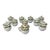 Set of 10, Chinese Export "Grapevine" Pot De Crème Cups and Covers, C. 1800 For Sale