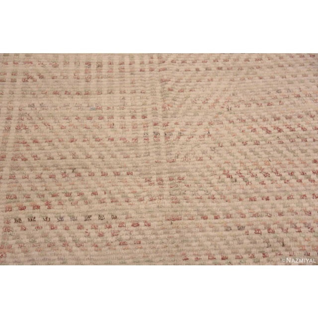 2020s Nazmiyal Collection Contemporary Tribal Rustic Handmade Wool Pile Modern Area Rug For Sale - Image 5 of 6