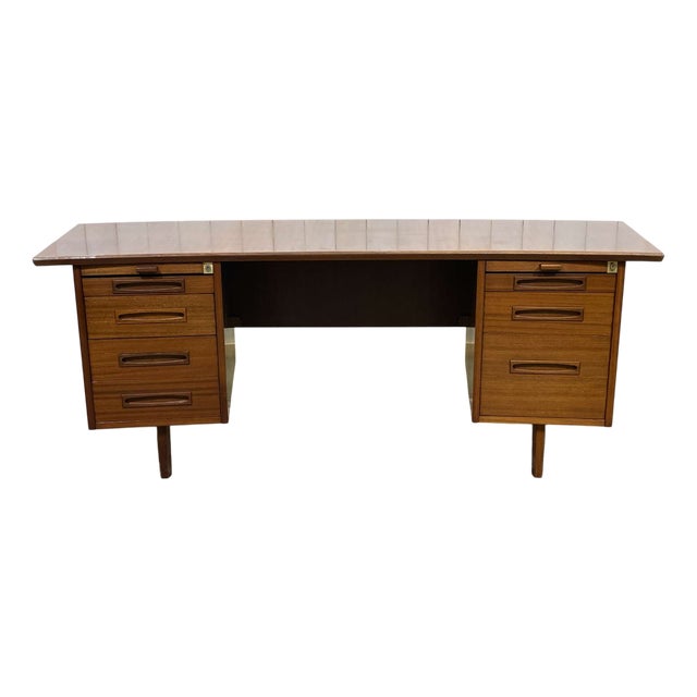 Mahogany Executive Desk, 1960s For Sale