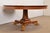 Baker Furniture Company 1980s Baker Furniture Regency Cherry Wood and Parcel Gilt Paw Foot Pedestal Extension Dining Table, Newly Refinished For Sale - Image 4 of 14