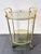 Vintage Brass Serving Bar Cart with Smoked Glass Shelves, 1970s For Sale - Image 6 of 14