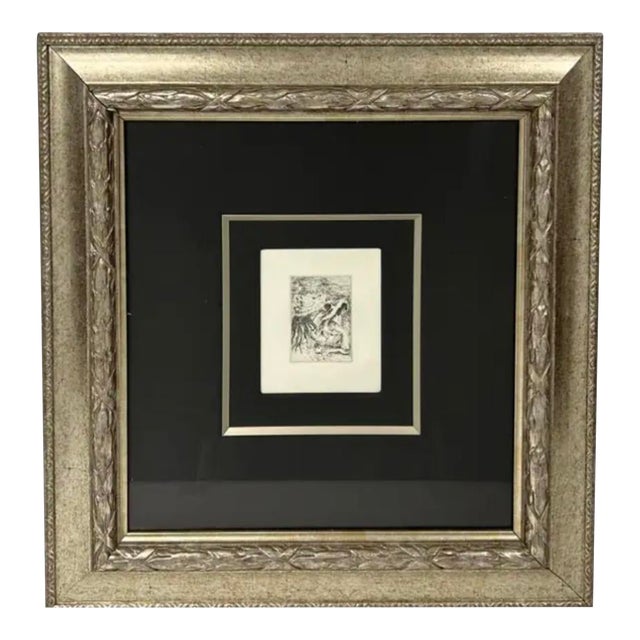 Limited Edition Renoir Lithograph, "Le Chapeau Epingle" (Pinning the Hat) For Sale
