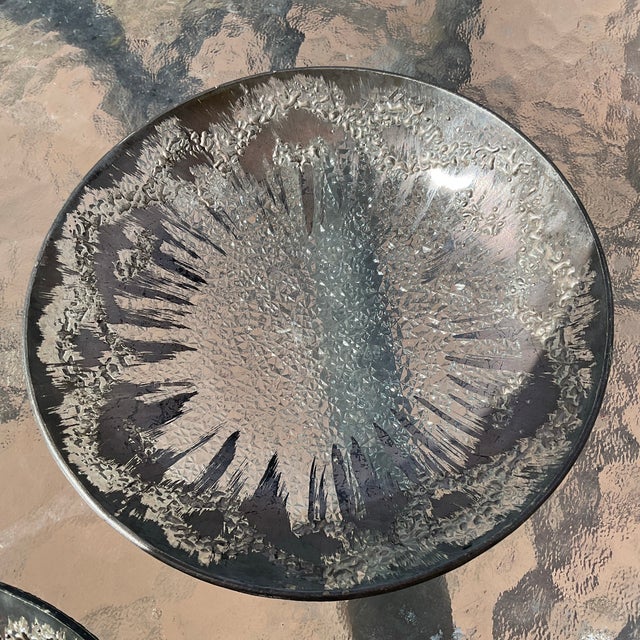 Mid-Century Modern 1950s Dorothy Thorpe Atomic Splash Nut Dishes- Set of 3 For Sale - Image 3 of 5