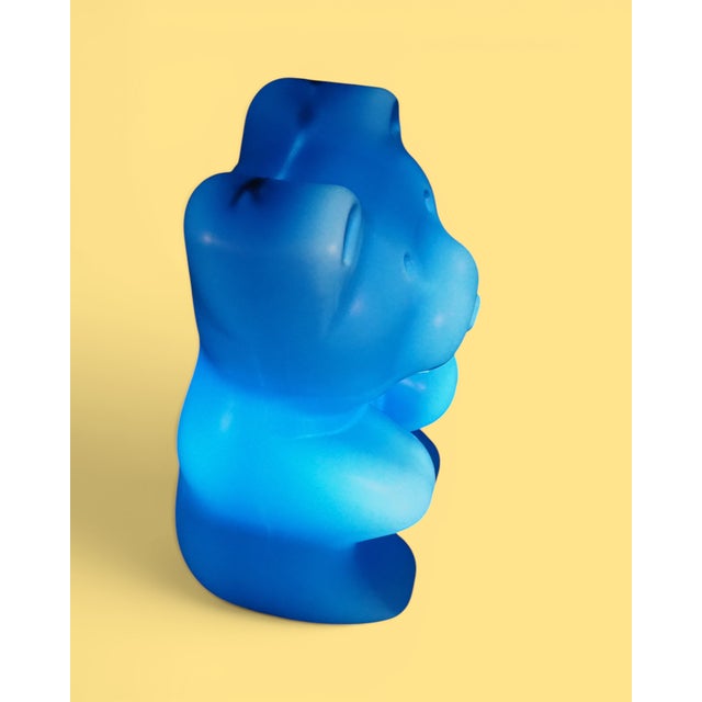Large Pop Art Blue Gummy Bear Lamp from Messow, Germany, 1970s For Sale - Image 5 of 11