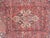 Wool pile genuine hand made very fine Vintage Persian Kazvin carpet-