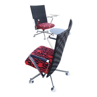 Atomic Space age Office Chairs by Burkhard Vogtherr - A Pair For Sale