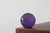 Vintage Italian Purple Paperweight Ball, 1970s For Sale - Image 5 of 6