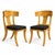 Teak Klismos Patio Dining Chairs. - Set of 6 For Sale - Image 4 of 5