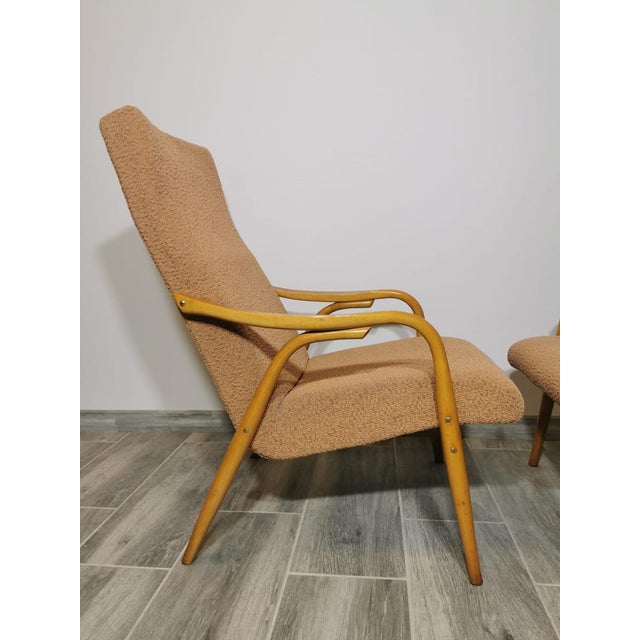 Set of Lounge Chairs by Antonin Suman for Ton, in Very Good conditions. Designed 1960 to 1969 This piece is attributed to...
