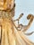 Italian Wheat Sheaf Low Table of Gilt Metal With Round Top of Glass For Sale - Image 9 of 9