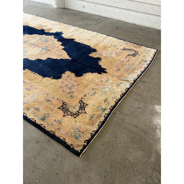 9ft 11in × 15ft 8in Circa 1960's Persian Kerman Area Rug For Sale - Image 12 of 12