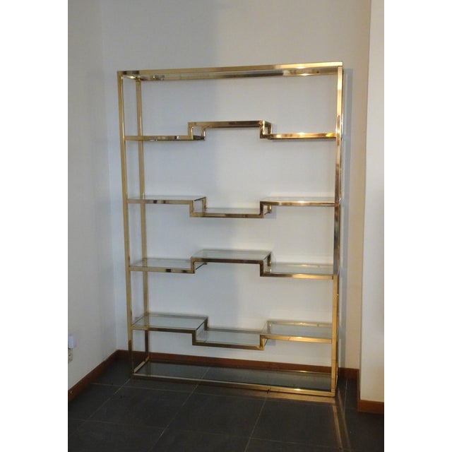 23 CT Gilded Shelves by Dewulf Selection for Belgo Chrom / Dewulf Selection, 1970s For Sale - Image 16 of 16