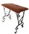 Art Deco 1930s Art Deco Wrought Iron Vanity Bench For Sale - Image 3 of 7