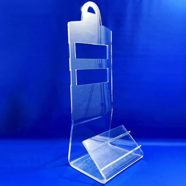 Mid-Century Modern Vintage Lucite Valet Shoe and Clothing Stand For Sale - Image 3 of 12