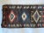 Tribal Antique Central Asian Natural Dyed Wool Geometric Tent Band Runner For Sale - Image 3 of 9