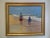 Traditional Vintage Mid-Century Oil on Canvas Seascape Painting For Sale - Image 3 of 3