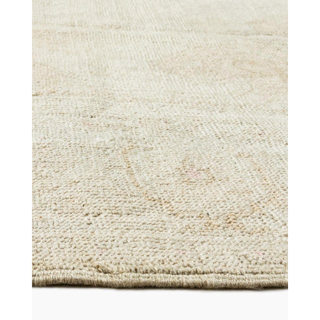 Vintage Circa 1940 Turkish Oushak Area Rug 4ft 7in X 7ft For Sale - Image 4 of 17