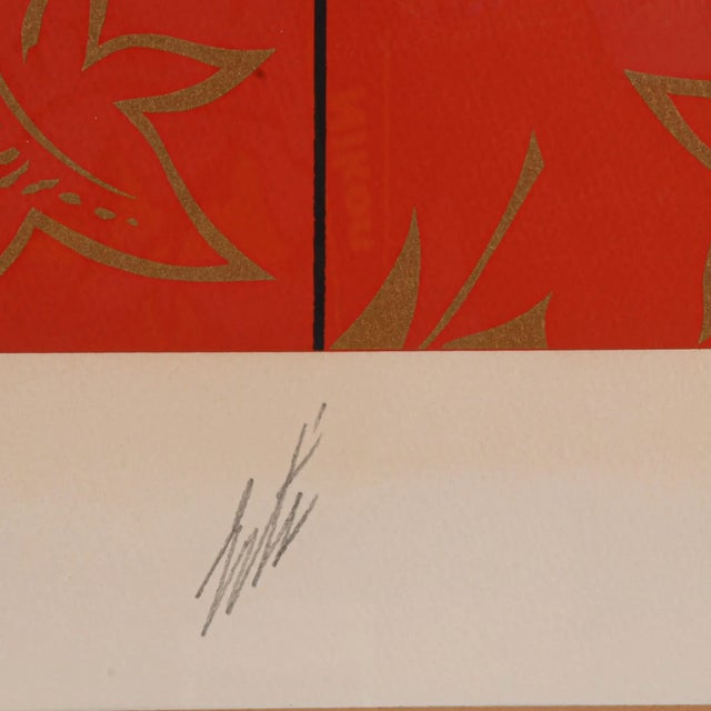 Late 20th Century Framed Signed Erté "Furs" Limited-Edition Serigraph For Sale - Image 5 of 12