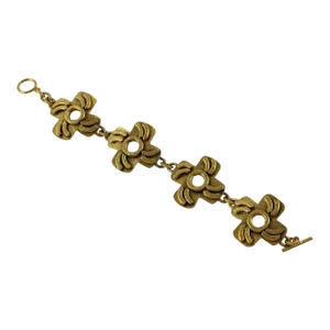 Henry Perichon Gilded Bronze Link Bracelet