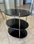 English Campaign Style Oval Wood & Brass 3-Tier Side Table For Sale In Palm Springs - Image 6 of 18