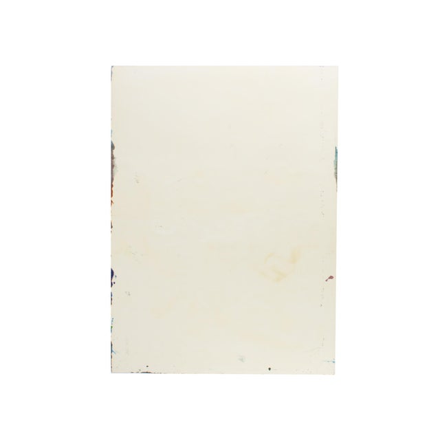 Green 1980s Abstract Acrylic Landscape by Harry Hilson For Sale - Image 8 of 8