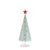 2020s Metal Christmas Tree withRed Star (Set of 2) For Sale - Image 5 of 5