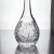 Crystal Glass Pinwheel Decanter W/ Stopper For Sale - Image 4 of 12