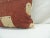 Vintage Applique Raffia Brown and Rust Kuba Decorative Pillows Matisse Style For Sale - Image 4 of 11