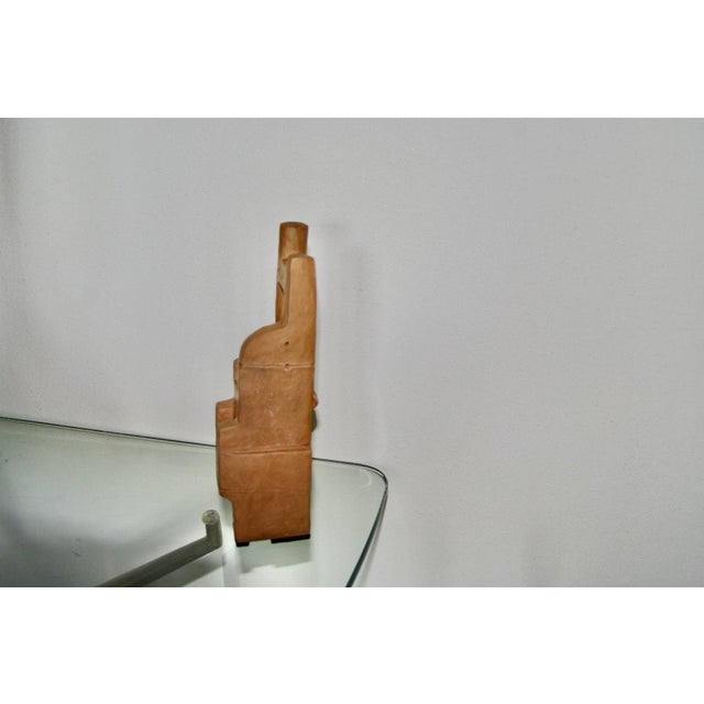 Brown Architectural Study in Terracotta by Alois Kaspar Klingen, 1984 For Sale - Image 8 of 9