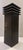 Postmodern Jahnus Studio Pottery Tall Black Vase For Sale - Image 3 of 7
