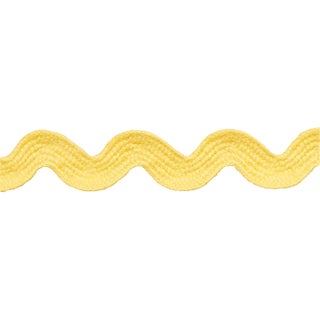 Sample - Schumacher Ric Rac Tape Medium Tape in Yellow For Sale