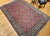 1900 - 1909 Vintage Persian Tabriz Rug, Hand-Knotted Wool, Allover Herati Pattern, Plum & Blue, 7x10 For Sale - Image 5 of 16
