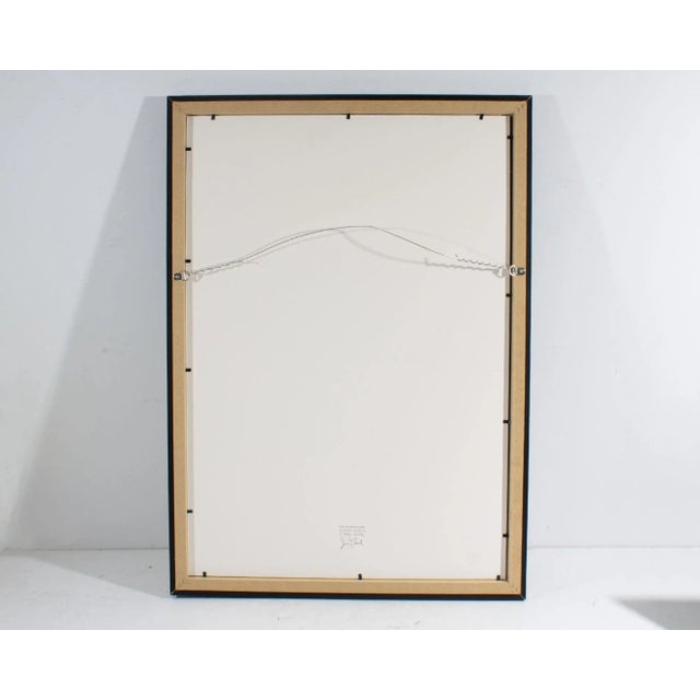 Paper 2009 Signed Abstract Ink Painting by James L. Bruch For Sale - Image 7 of 8