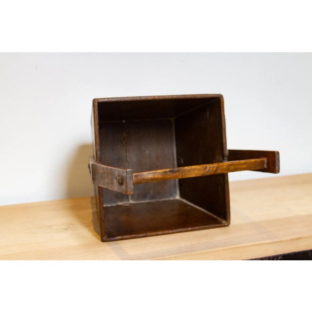 Rustic Chinese Wooden Basket For Sale In Los Angeles - Image 6 of 7