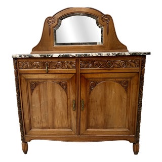 Art Deco Buffet in Walnut, 1930 For Sale
