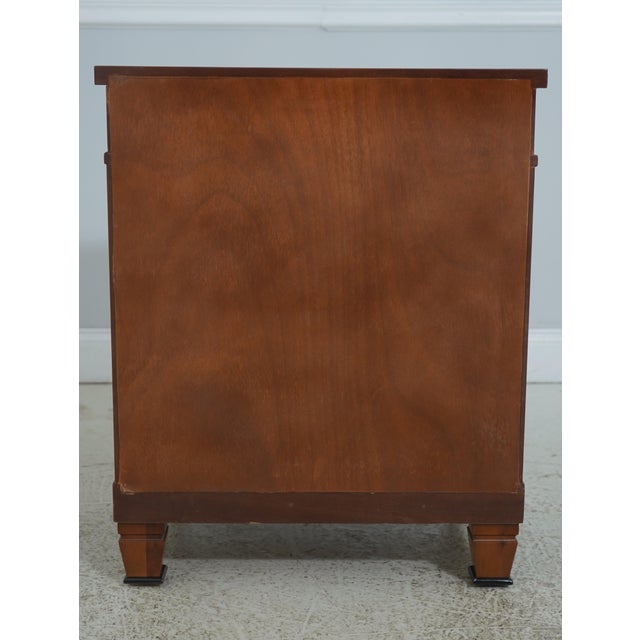 Pair Italian Versace Mahogany Nightstands For Sale - Image 18 of 18
