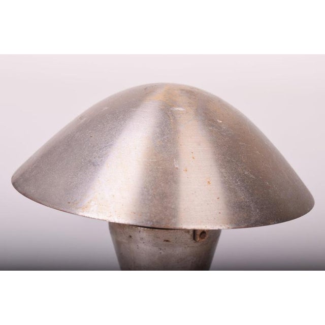 Mid-Century Czech Chrome Table Lamp attributed to J. Hůrka for Napako, 1960s For Sale - Image 3 of 6